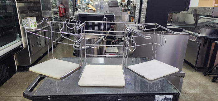 Used T-Shirt Shopping Bag Stand Store Holder Rack Grocery Bagging - Falcon Restaurant Supply - 1