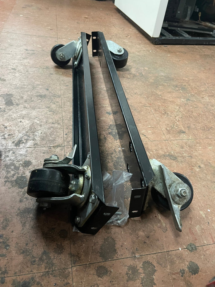Used True 3" Castor Wheel Kit for 27" Frame Single Door Refrigerator or Freezer 872063 - Falcon Restaurant Supply - 3