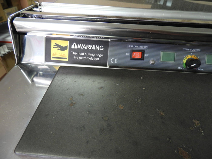 Used VisionTechShop CW - 500E Hand Wrapping Machine Film Wrapper for Food Packaging - Falcon Restaurant Supply - 2