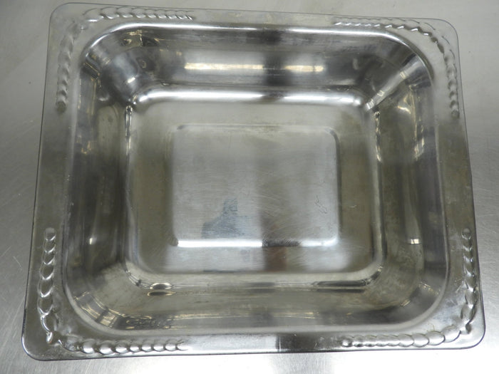 Used Vollrath 8230720 Miramar 3.4Qt Rectangular Decorative 1/2 Size Food Pan - Falcon Restaurant Supply - 1