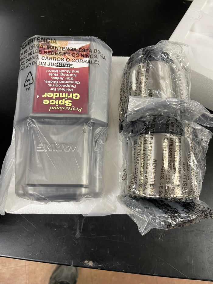 Used Waring WSG30 1.5 Cup Stainless Commercial Spice Grinder - 120V - TH2