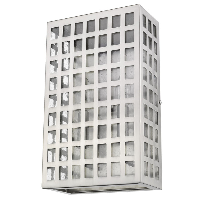 White And Clear Two Light Seeded Dimmable Outdoor Hanging Lights With White And Clear Shades