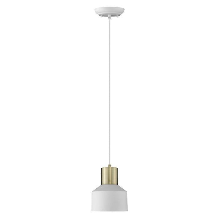 White and Gold Pendant Hanging Light