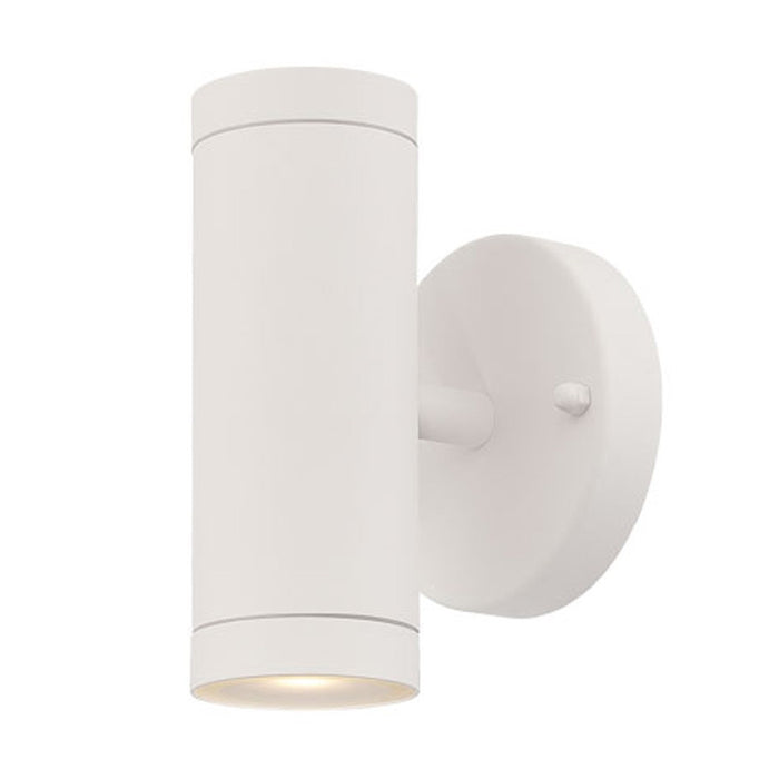 White LED Dimmable Outdoor Hanging Light With White Shades