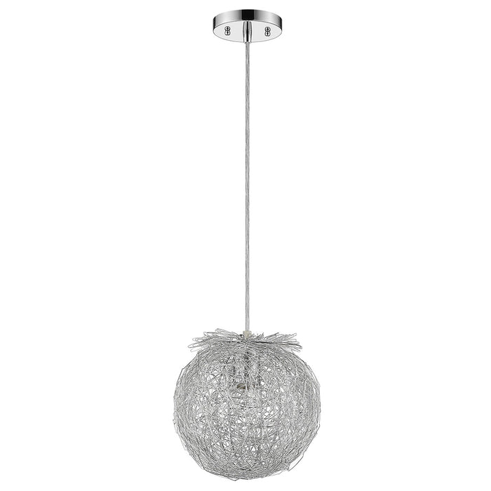 White Metal Dimmable Ceiling Light With White Shades