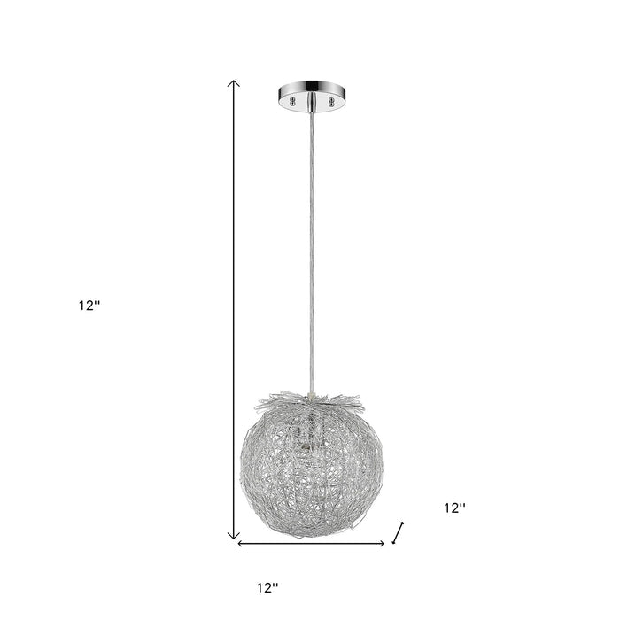 White Metal Dimmable Ceiling Light With White Shades