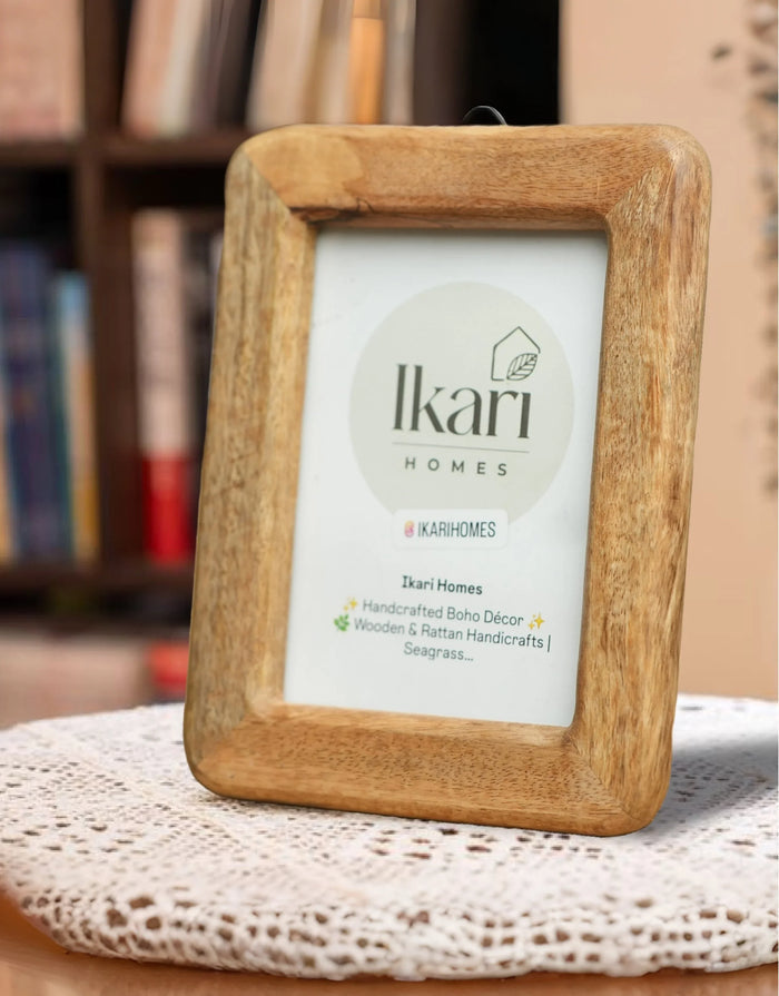 Wooden Photo Frame - Natural Beauty, Timeless Charm